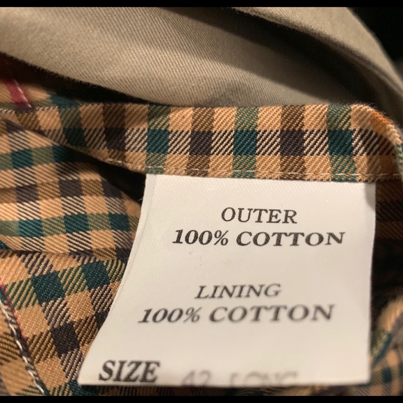 Brooks Brothers khaki trench coat 42L - Picture 7 of 7